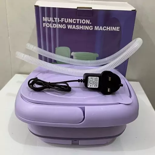 مینی واش Folding Washing Machine دارای خشک کن و شیر تخلیه 