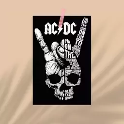 پوستر موزیک راک acdc 2