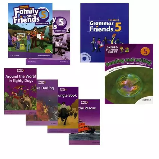 پکیج کامل کتاب  American family and friends 5 ویرایش دوم