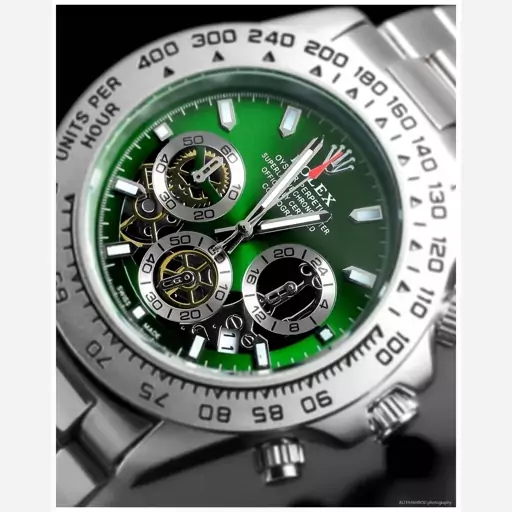 ساعت مردانه رولکس اویستر rolex سه موتور فعال کرنوگراف بند استیل با ارسال رایگان و جعبه