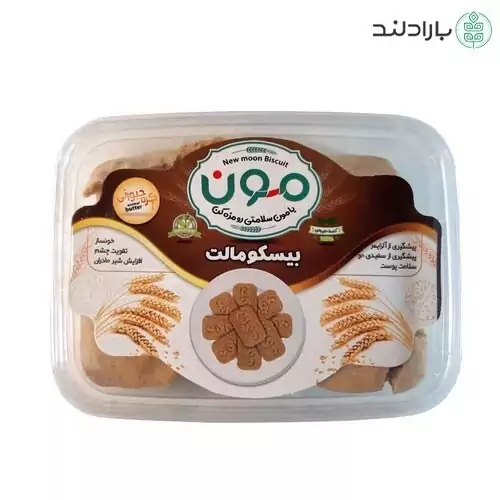 بیسکویت جو مون ، بیسکو مالت (روغن کره حیوانی) 100 گرم