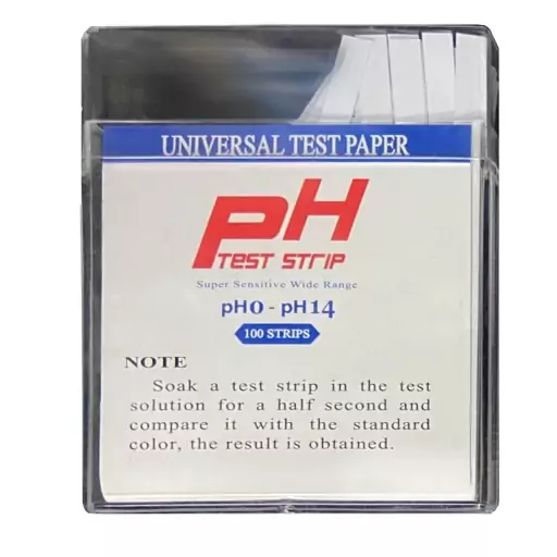 کاغذ پی اچ سنج pH مدل Universal Test Paper بسته 100 عددی