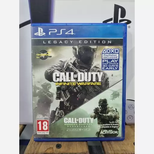 دیسک ps4 بازی call of duty infinte war fare