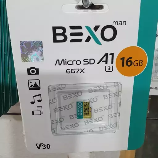 کارت حافظه یا رم بکسوBexo 16 گیگ با سرعت بالا و گارانتی مادام العمر  100MB و 667X