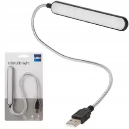 چراغ مطالعه خرطومی فلزی USB LED