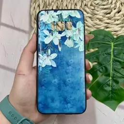 قاب گوشی Galaxy S8 سامسونگ ژله ای محافظ لنز دار طرح برجسته فانتزی گل کد 93856