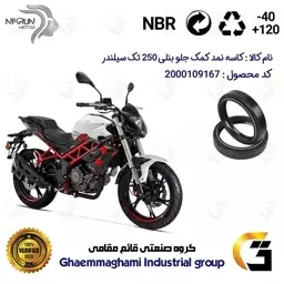 کاسه نمد کمک جلو موتورسیکلت کد 1415411 مناسب برای بنلی 250 تک سیلندر BENELLI TNT25 نیکران موتور بسته دو عددی