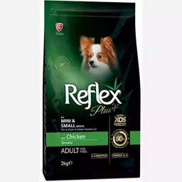 غذای خشک سگ بالغ نژاد کوچک رفلکس پلاس با طعم مرغ Reflex Plus Adult Cat Food With Chicken For Mini and Small Breeds