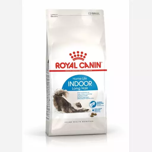 غذای خشک گربه مدل ایندور لانگ هیر برند رویال کنین Royal Canin Indoor Long Hair Cat Dry Food