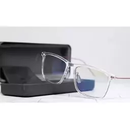 محافظ چشم و عینک کامپیوتر شیائومی فریم سفید شفاف مدل Mi Computer Glasses Pro HMJ02TS