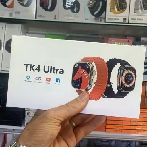 ساعت هوشمند سیمکارت خور tk4 ultra 4G android با ریجستری و 16 گیگ حافظه قیمت عالی