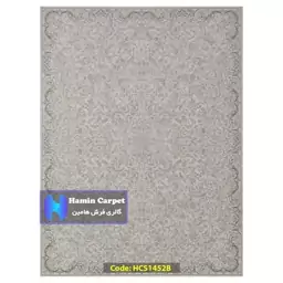 فرش 9 متری 1000 شانه تراکم 3000 تمام آکلرلیک گل برجسته کد HCS1452B (ارسال رایگان)