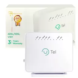 مودم روتر U.TEL V301 VDSL ADSL2  300Mbps با گارانتی اصلی