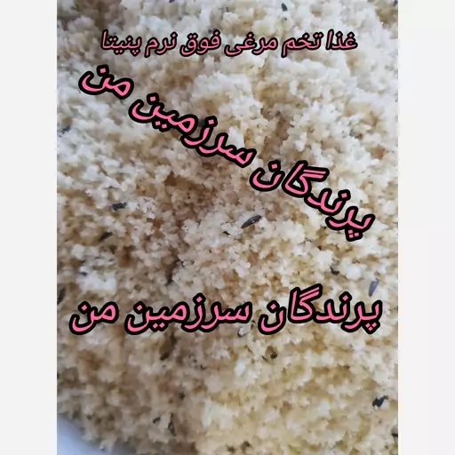 غذا تخم مرغی سفیدپرنده پنیتا 100گرم WHITE PAST PINETA