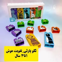 لگوی کودک جورواجورچین تقویت خلاقیت و تخیل  مناسب 1سال به بالا