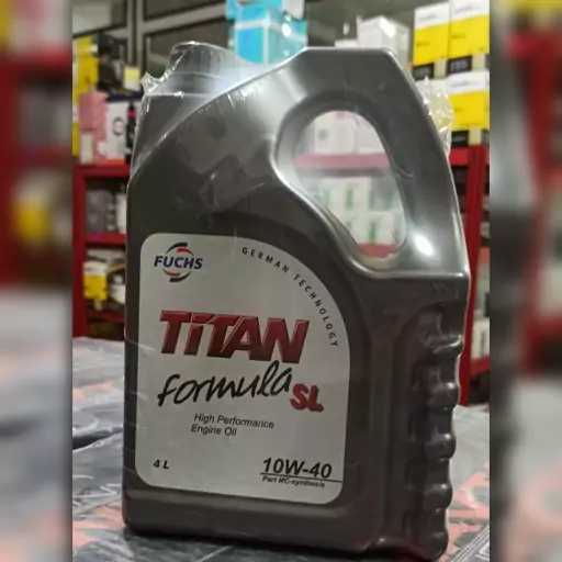 روغن موتور خودرو فوکس مدل Titan 10w-40 Formulal SL حجم 4 لیتر