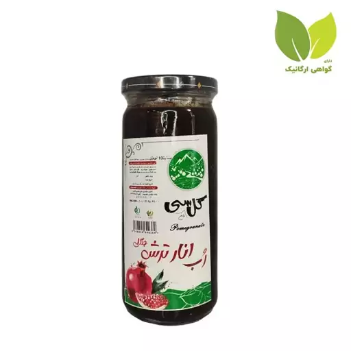 رب انار ترش جنگلی ارگانیک 600گرم گل باغ سی