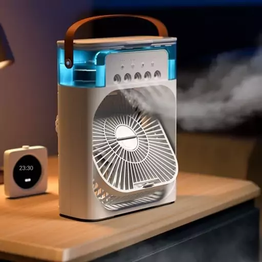 پنکه رومیزی مه پاش اPORTABLE MINI COLD FAN