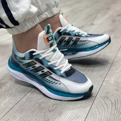 کتونی اسپرت مردانه مدل ADIDAS آدیداس رنگ آبی سفید کد 57905