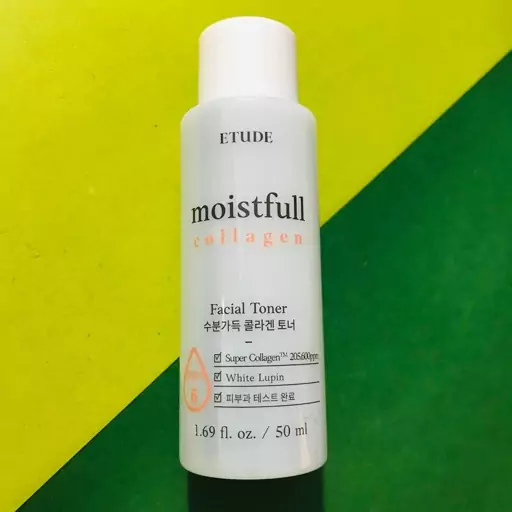 تونر مرطوب کننده کلاژن اتود هاوس حجم 50 میل ETUDE Moistfull Collagen Toner