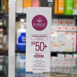 کرم ضدآفتاب ضدلک بی رنگ ایلابرت  SPF 50 