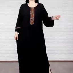 مانتو زنانه نخی ساحلی سنتی 5541