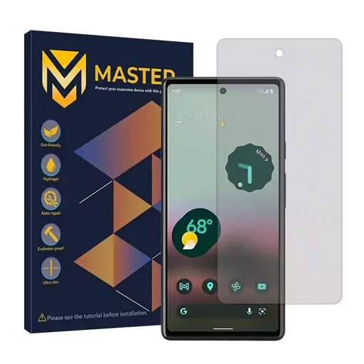 گلس گوگل Pixel 6a مات هیدروژلی خودترمیم برند Master