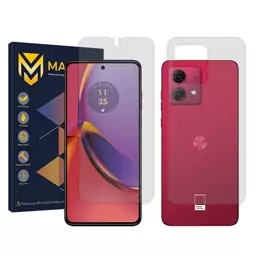 گلس پشت و رو موتورولا Moto G84 شفاف هیدروژلی خودترمیم برند Master
