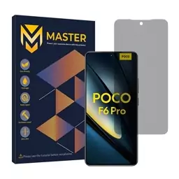 گلس شیائومی Poco F6 Pro حریم شخصی هیدروژلی خودترمیم برند Master