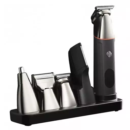 ست ماشین اصلاح موی سر، صورت و بدن شارژی کمی Kemei Hair Cutting Machine Barber KM-5857