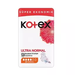 نوار بهداشتی کوتکس مدل Ultra Normal سایز نرمال بسته 24 عددی