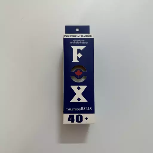 توپ پینگ پنگ فاکس 5 ستاره مات FOX 40mm  بسته 3عددی