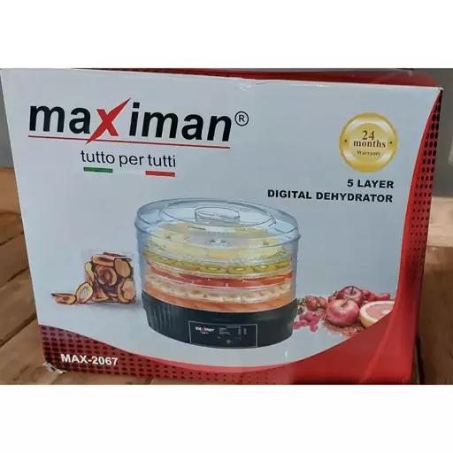 میوه خشک کن 5 طبقه گرد ماکسیمان MAx2067