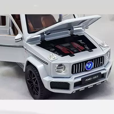 اسباب بازی ماشین فلزی مرسدس بنز جی کلاس GCLASS-118 G 63 سفید