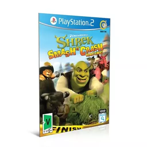 بازی پلی استیشن 2 Shrek Smash Crash Racing