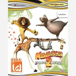 بازی پلی استیشن 2 MADAGASCAR ESCAPE 2 AFRICA