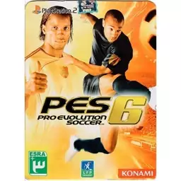 بازی پلی استیشن 2 Pes 6 pro evolution soccer