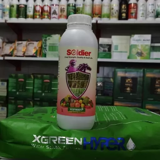 کود مایع سلیکات پتاسیم سولجر  ایکس گرین Soldier Xgreen یک لیتری