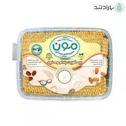 بیسکویت بادام و سنجد وگن با روغن ارده کنجد 110 گرمی مون