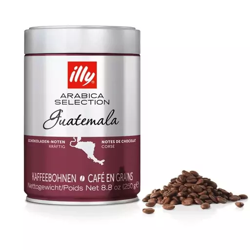 دانه قهوه گواتمالا ایلی 250گرمی illy arabica guatemala 