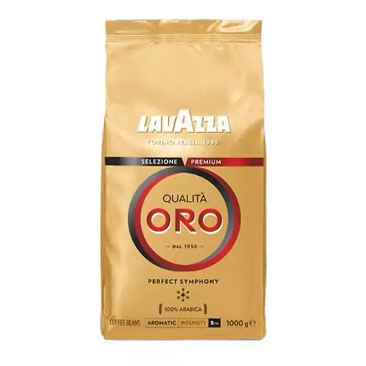 دانه قهوه لاوازا اورو یک کیلوگرمی اورجینال LAVAZZA  Qualita Oro 