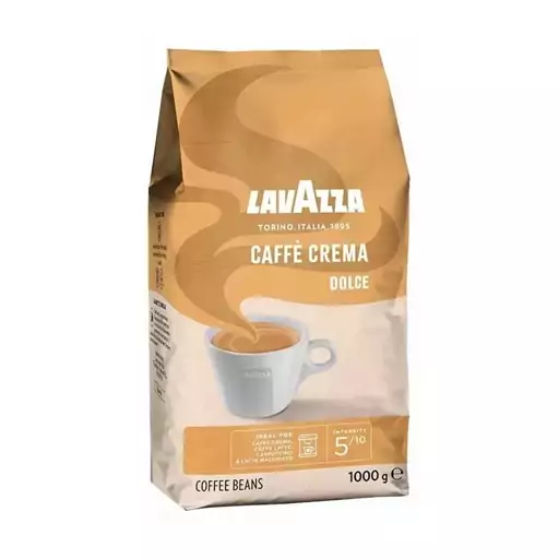 دانه قهوه لاوازا دولچه مدل کافه کرما  Lavazza Caffe Crema Dolce یک کیلو