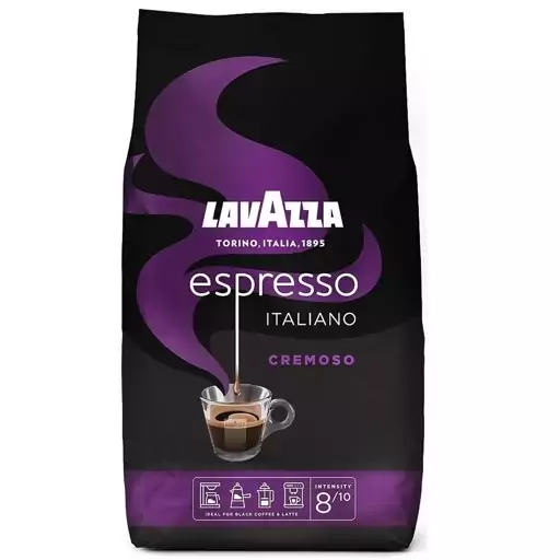 دانه قهوه لاوازا اسپرسو کرموسو ایتالیانو Lavazza Italiano Cremoso 1kg