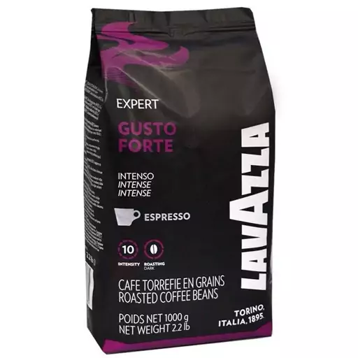 دانه قهوه لاوازا گوستو فورته Lavazza Gusto Forte 1kg