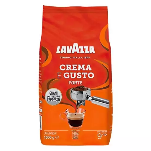 دانه قهوه لاوازا کرما گوستو فورته Lavazza Gusto Forte 1kg