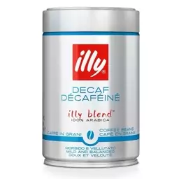 دانه قهوه ایلی  مدل دیکافئیتاتو بدون کافئین illy Decaffeinato