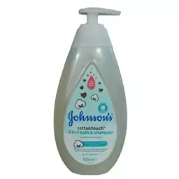 شامپو سر و بدن کودک جانسون JOHNSON مدل Cottontouch 500 ml