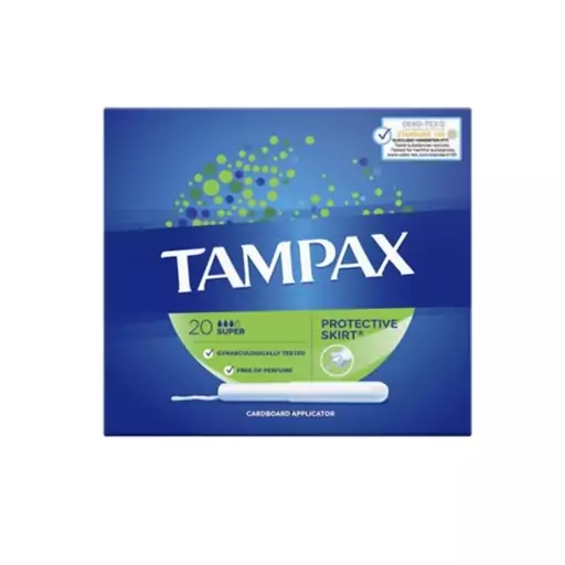 تامپون تامپکس Tampax Super سوپر 20 عددی سه قطره