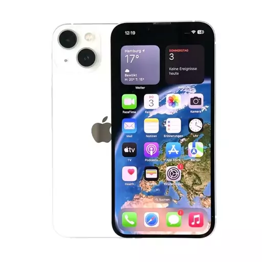 گوشی موبایل اپل مدل iPhone 13 CH/A Not Active ظرفیت 128 گیگابایت - رم 4 گیگابایت  18 ماه گارانتی شرکتی با آداپتور 20w