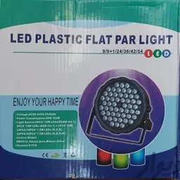 رقص نور پارتی ال ای دی 54 لامپ LED RGB- رقص نور8 کاره رقص نور جدید رقص نور تولد رقص نور